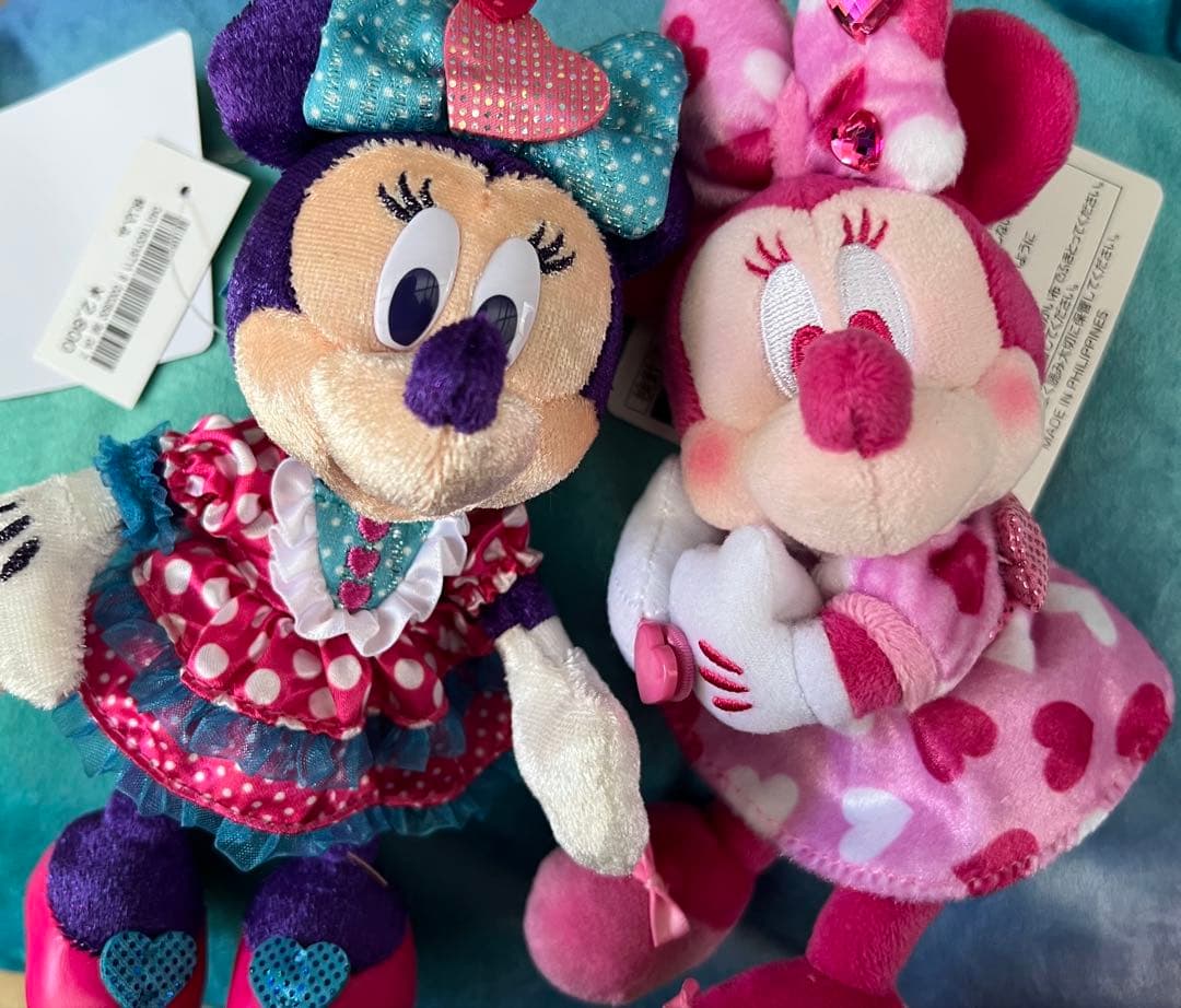 ディズニー パルパル 2026 ぬいば 抱きつきチャーム　　ミニー セ