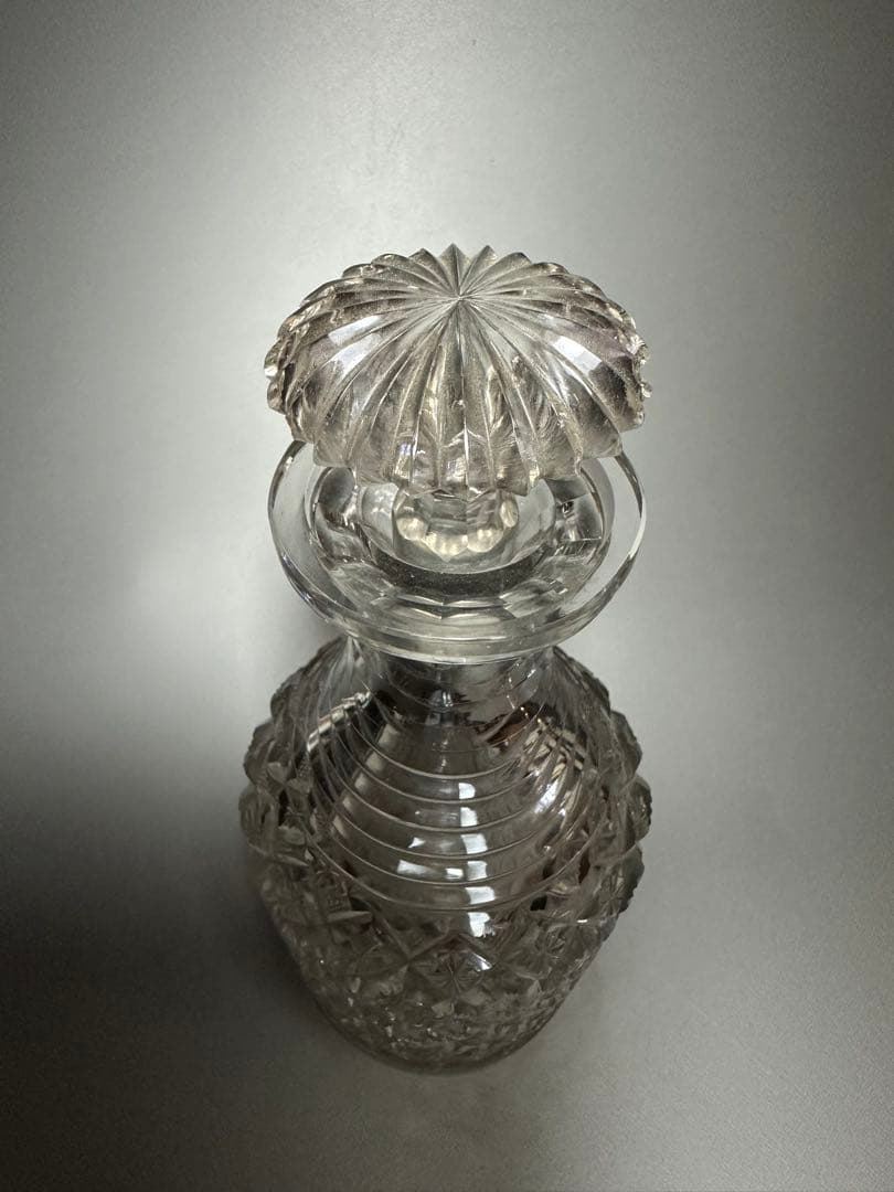 江戸切子　デキャンタ　江戸ガラス　桐箱