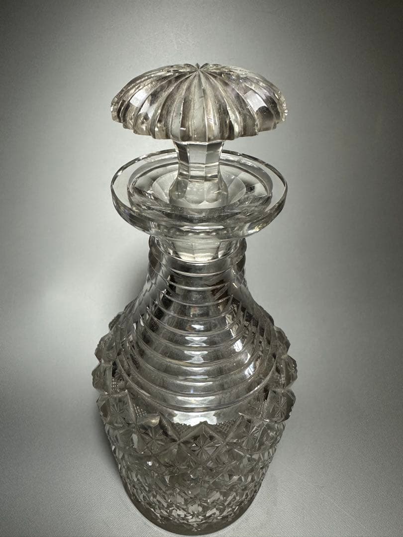 江戸切子　デキャンタ　江戸ガラス　桐箱