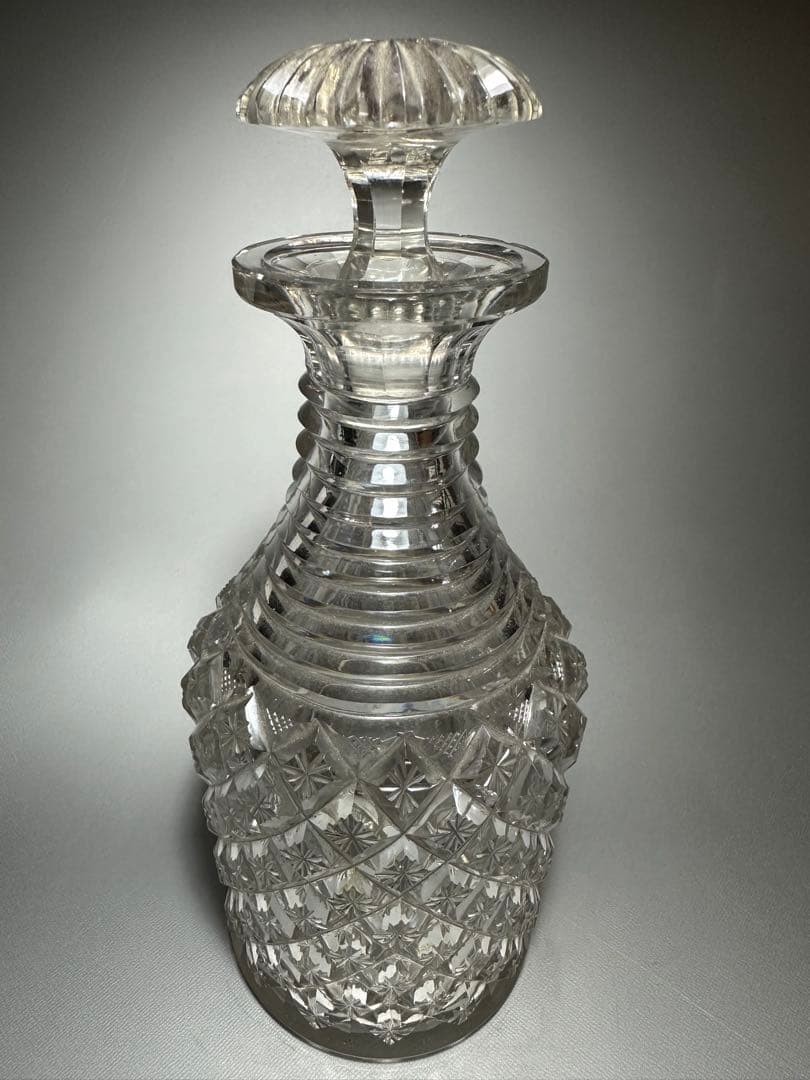 江戸切子　デキャンタ　江戸ガラス　桐箱