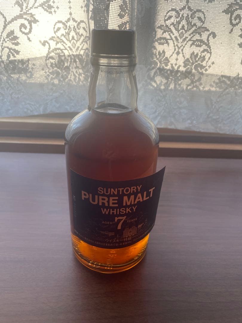 サントリー ピュアモルト 七年 黒43％ 500ml 未開封
