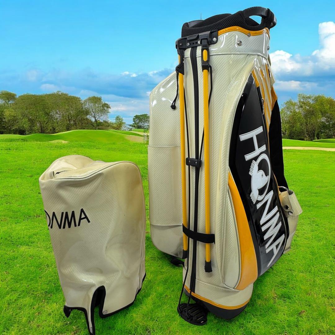 ホンマ　プロツアー スタンド キャディバッグ CB12202　ヘッドカバー4点付