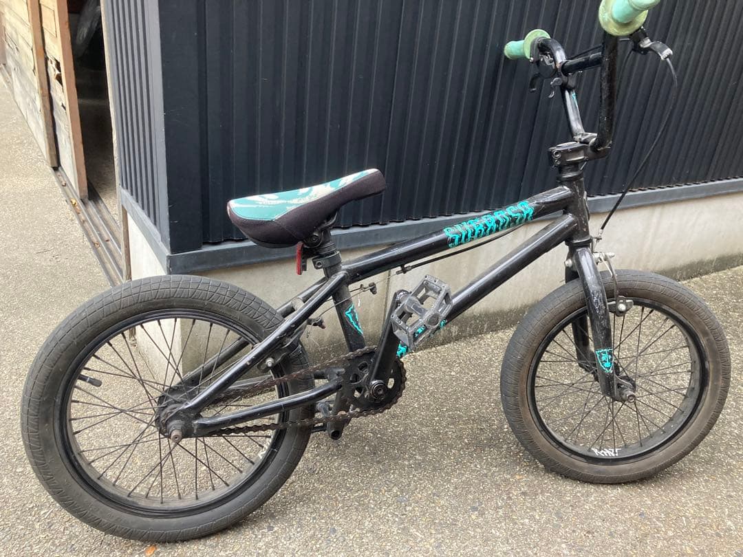 subrosa altus rant 16　小学生　BMX　ブレーキ付　サドル緑