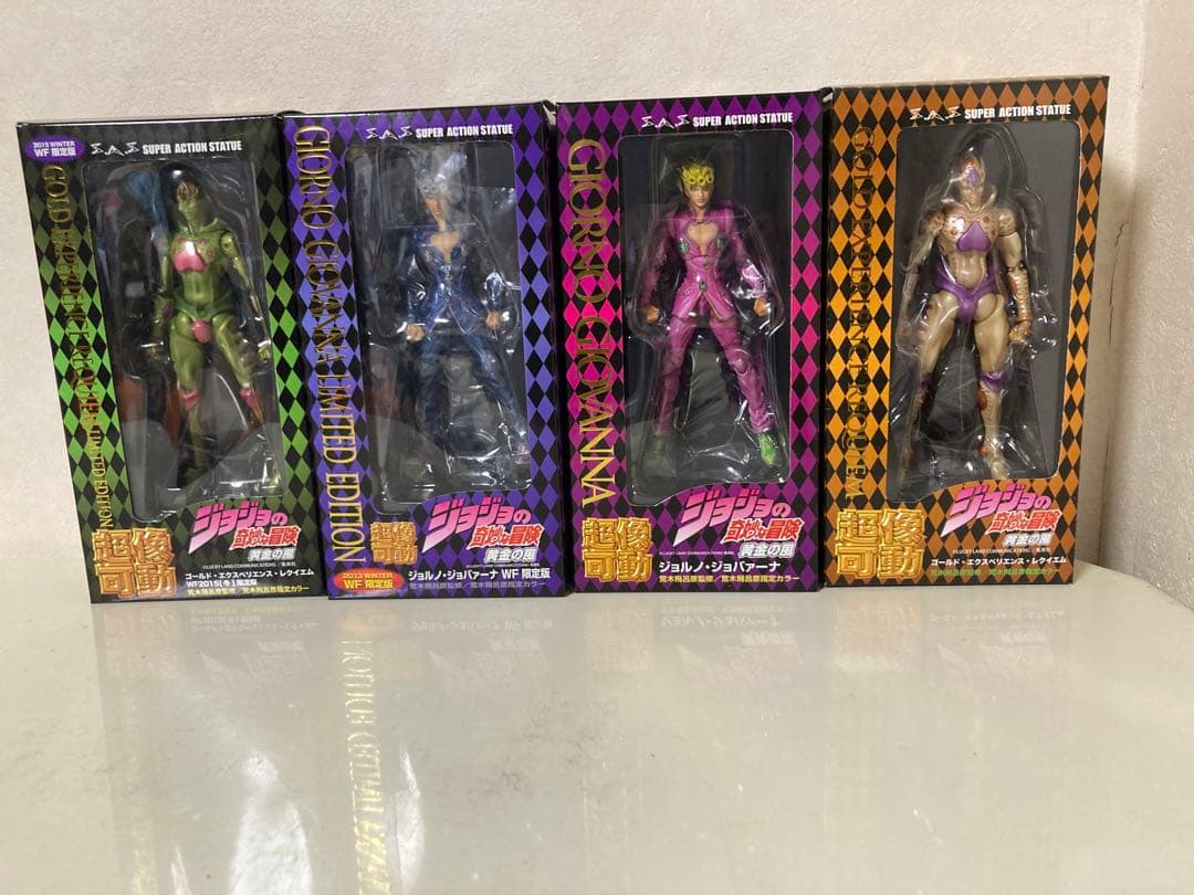 ジョジョの奇妙な冒険 フィギュア　ジョルノ　セット