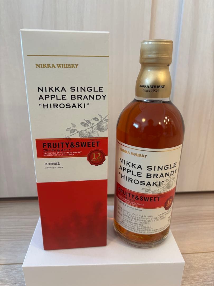 【宮城峡蒸溜所限定】NIKKA SINGLE APPLE BRANDY 12年