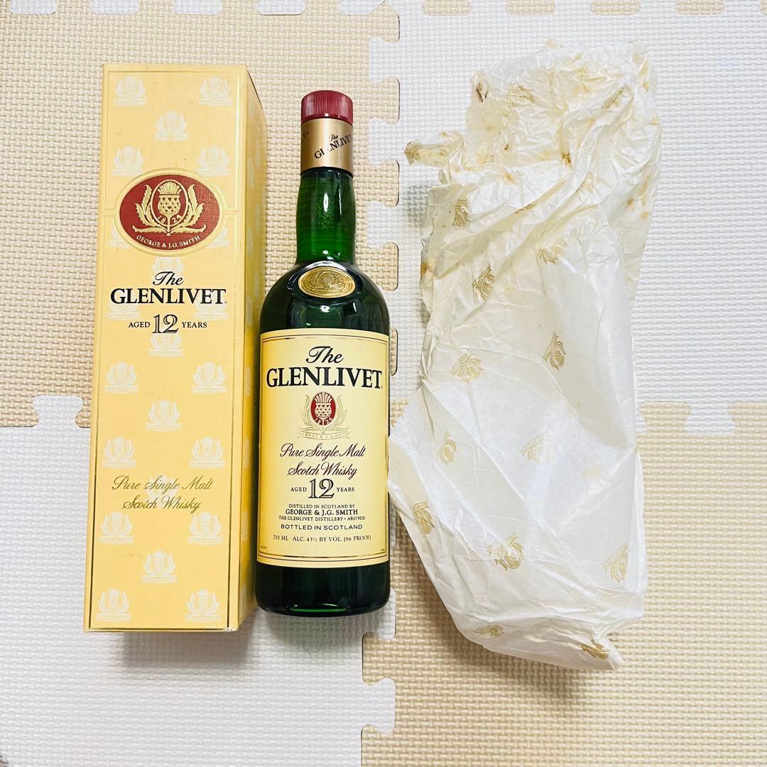 【古酒】ザ・グレンリベット ピュアシングルモルト 12年　750ml ②