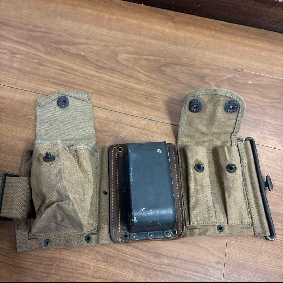 米軍　実物　WW1 WW2 M1918 BARガンナーベルト ② 送料無料
