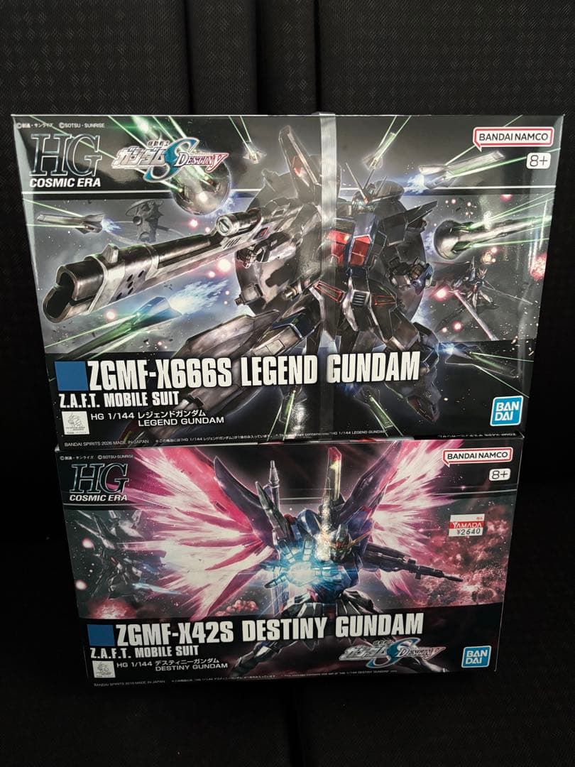 新品未組立　HG 1/144 デスティニーガンダム&レジェンドガンダム　セット！