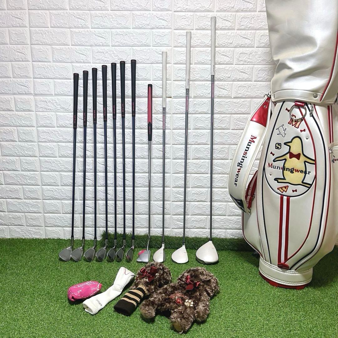 PRGR TOURSTAGE CL 可愛いレディースゴルフクラブ豪華11本セット
