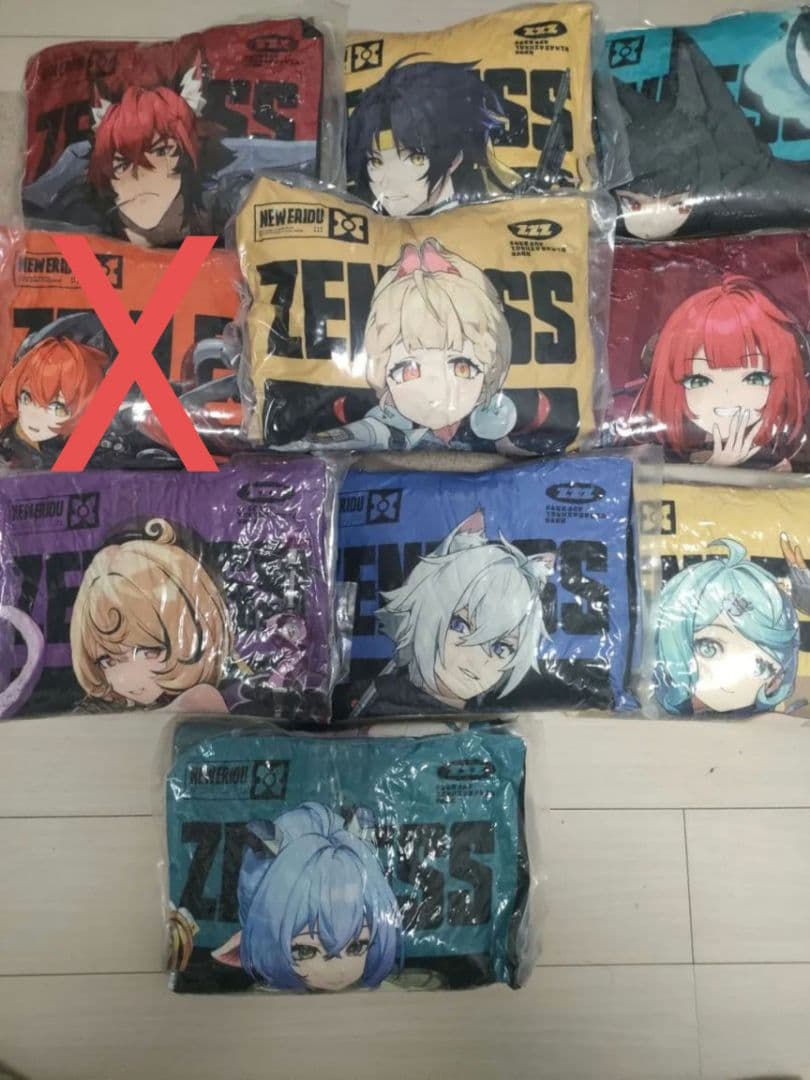 ゼンレスゾーンゼロ　GiGO　ビッグクッション　ゼンゼロ　9個セット