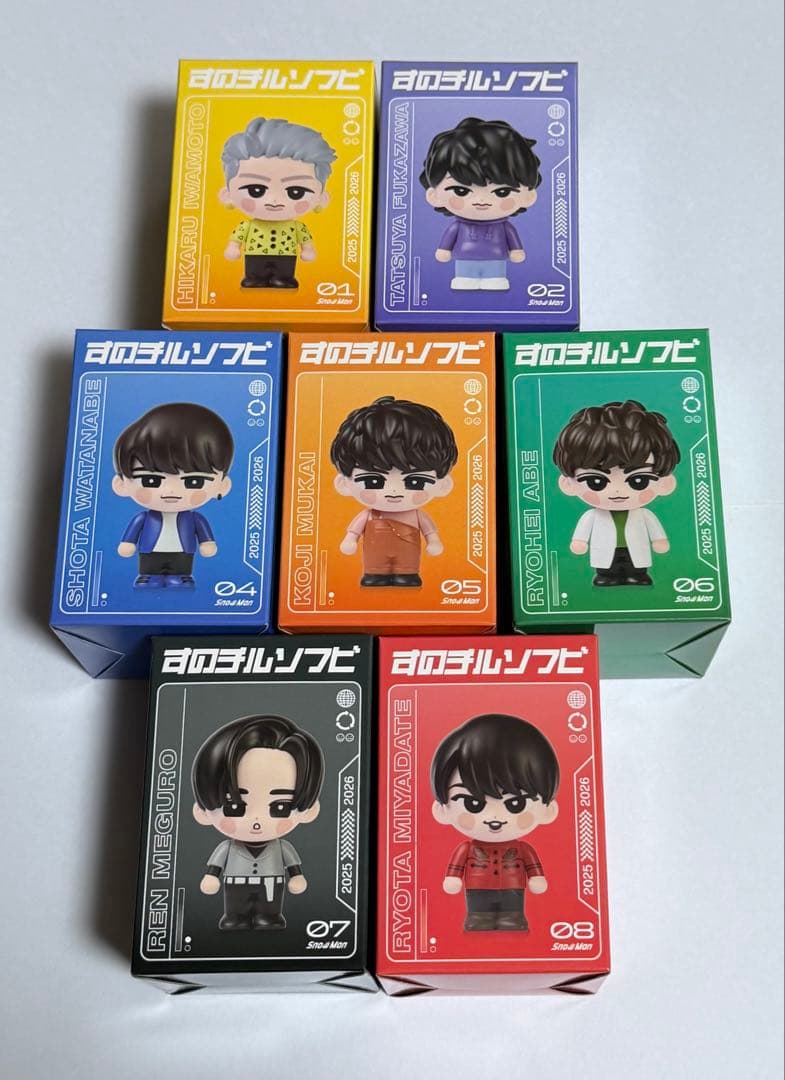 【新品未開封】 Man　ON　すのチルソフビ　 7体セット