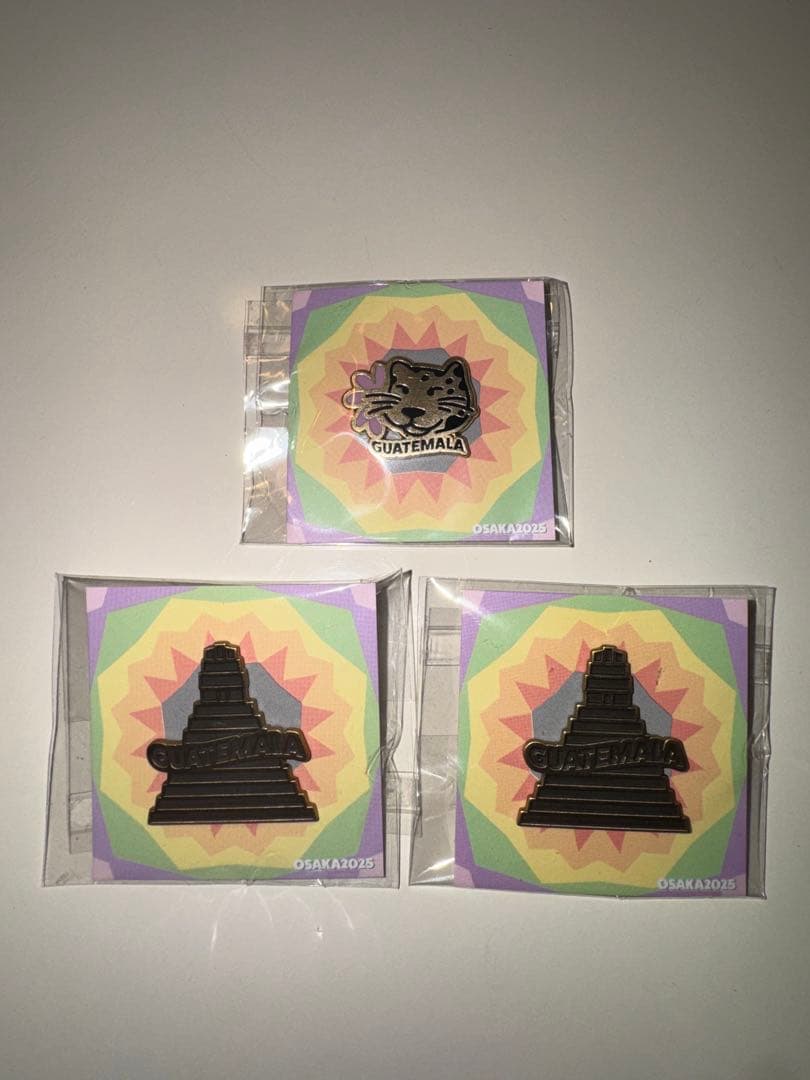 グアテマラピンバッチ　大阪・関西万博2025