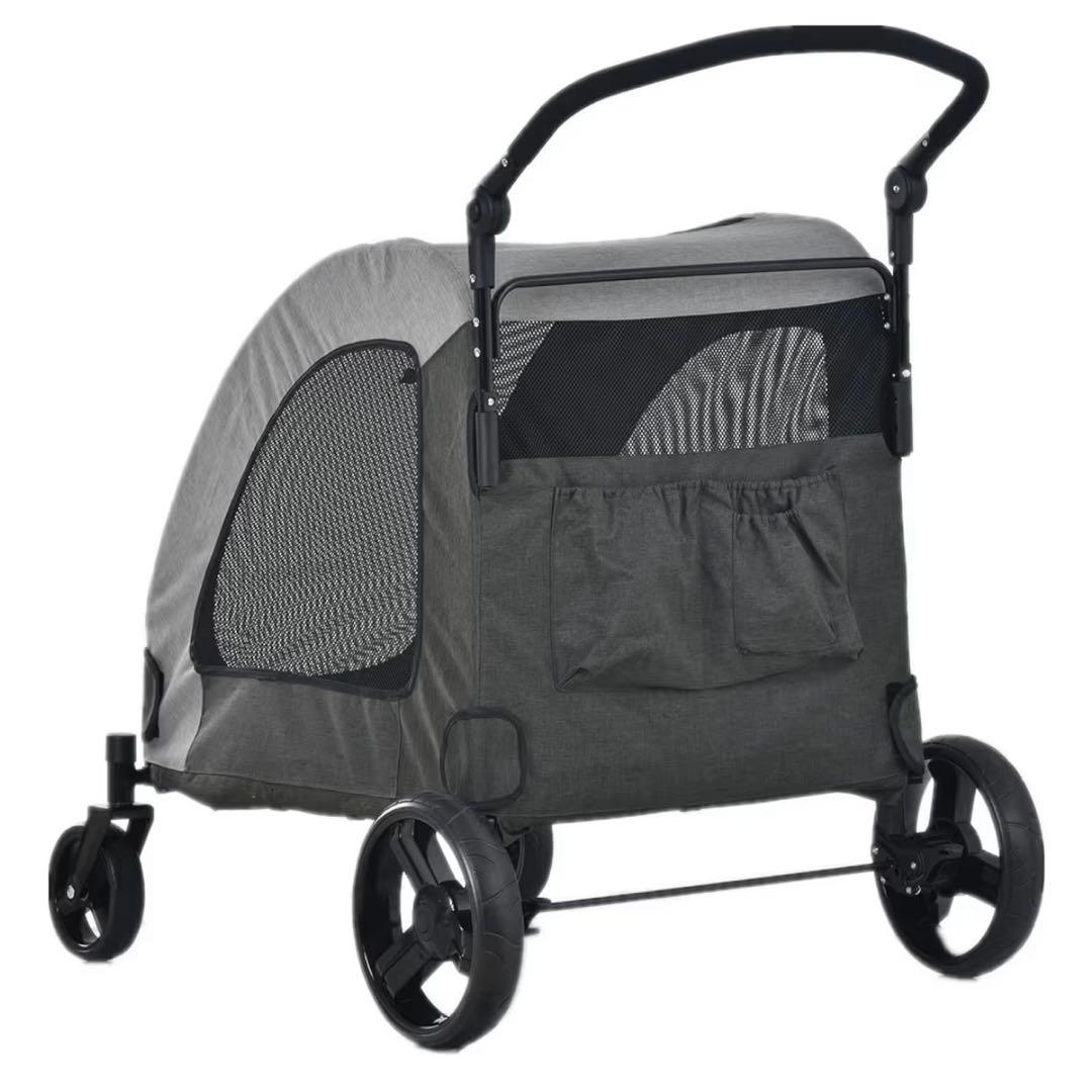 【新品】犬用ペットカート メッシュ窓付き 45kg 中型犬 大型犬