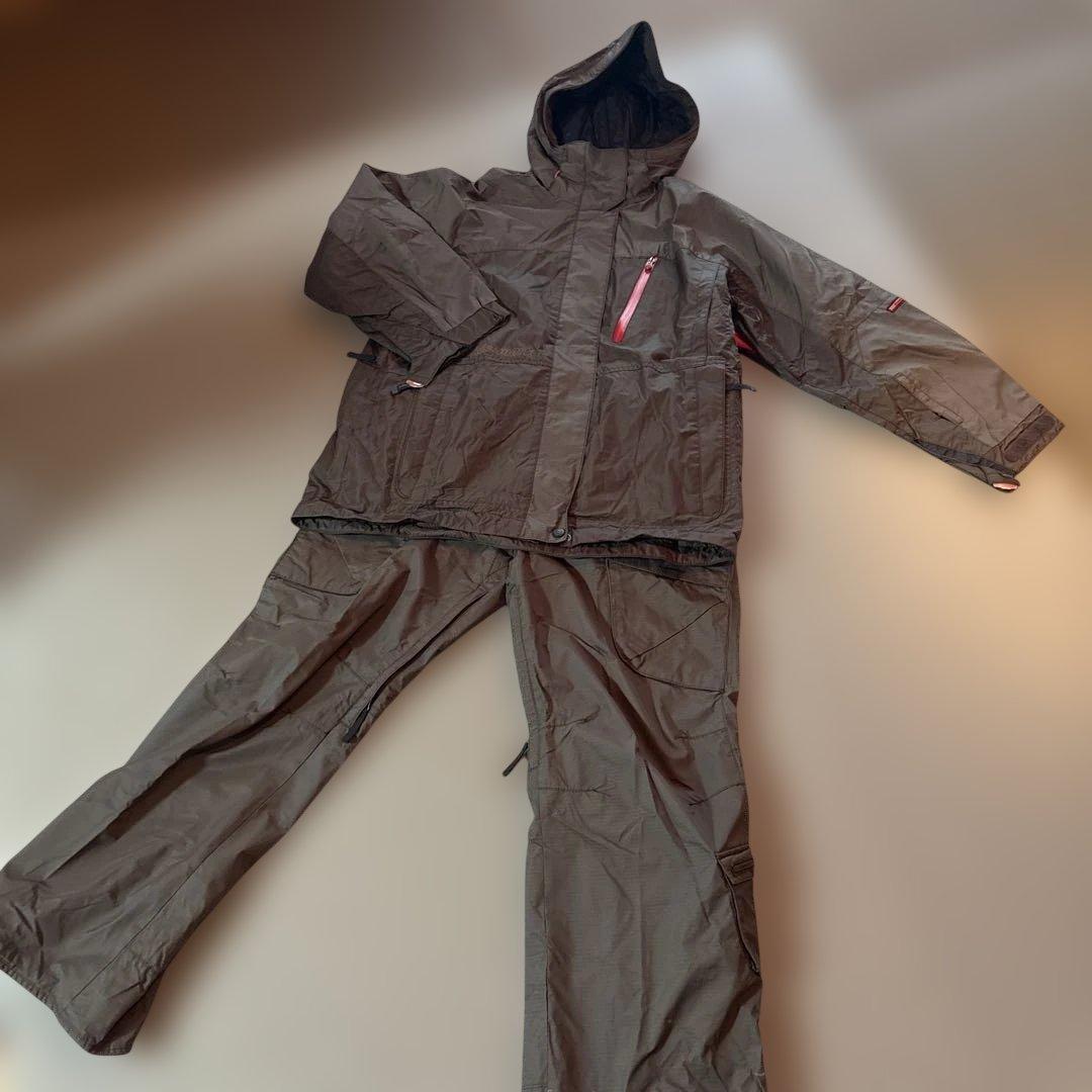 Kiss mark 女性用　スキーウェア ダークブラウン