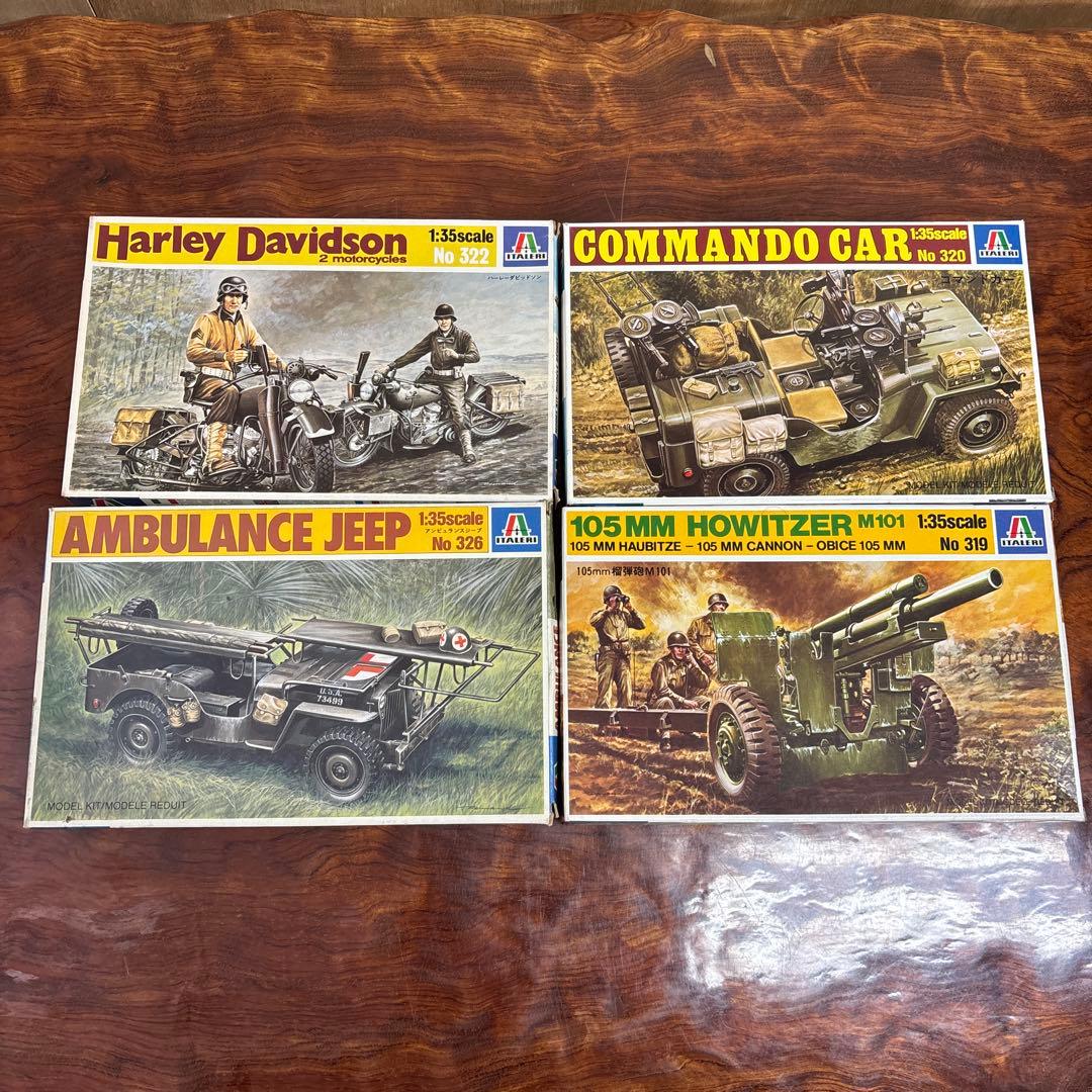 1:35スケール 模型キット 4点セット　0127o126
