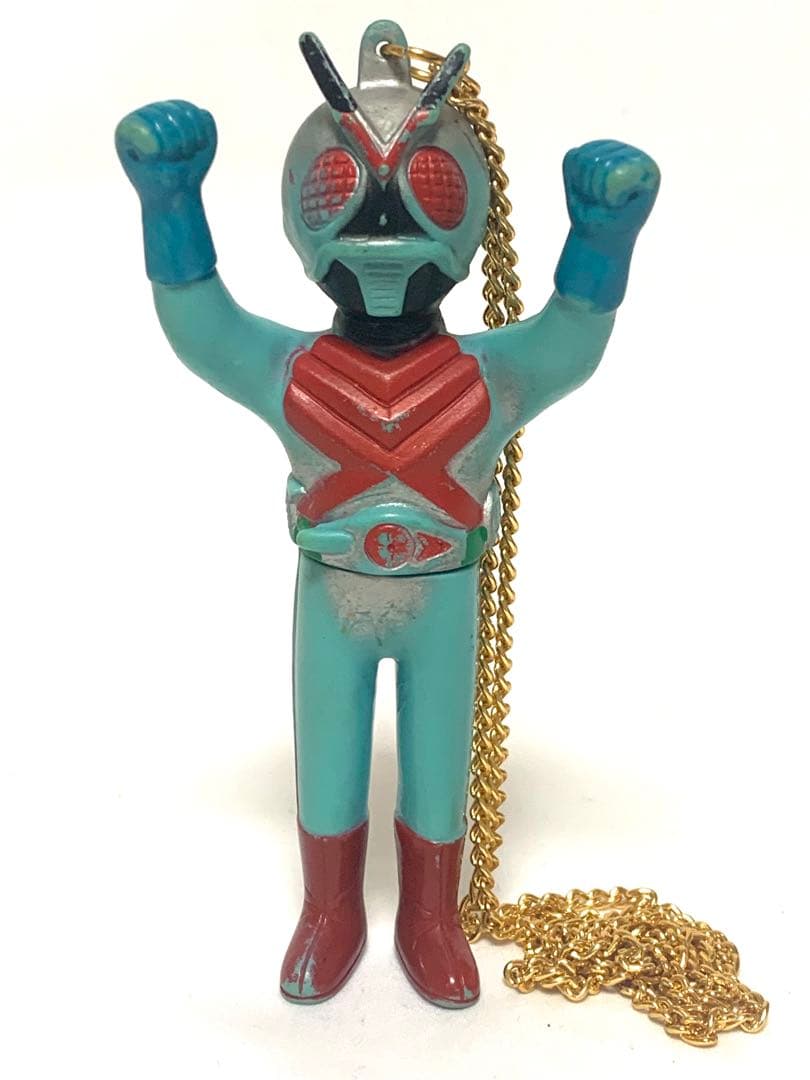 ポピー 仮面ライダーX ソフビ ガッツポーズ（旧バンダイ マスダヤ マル パトラ