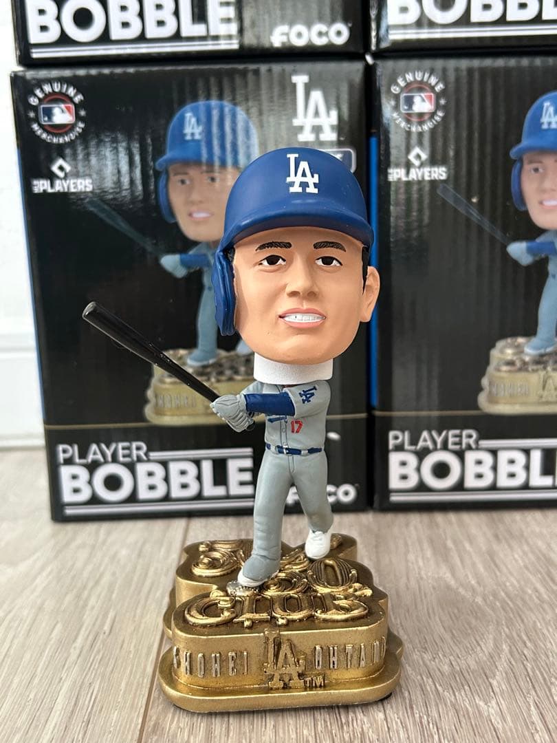 50/50 shohei Ohtani 17 ミニボブルヘッド 高さ11.5cm