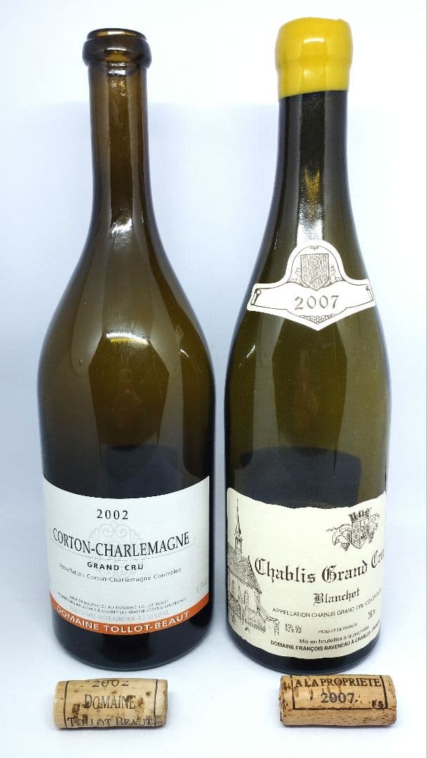 ワイン空き瓶　白2本