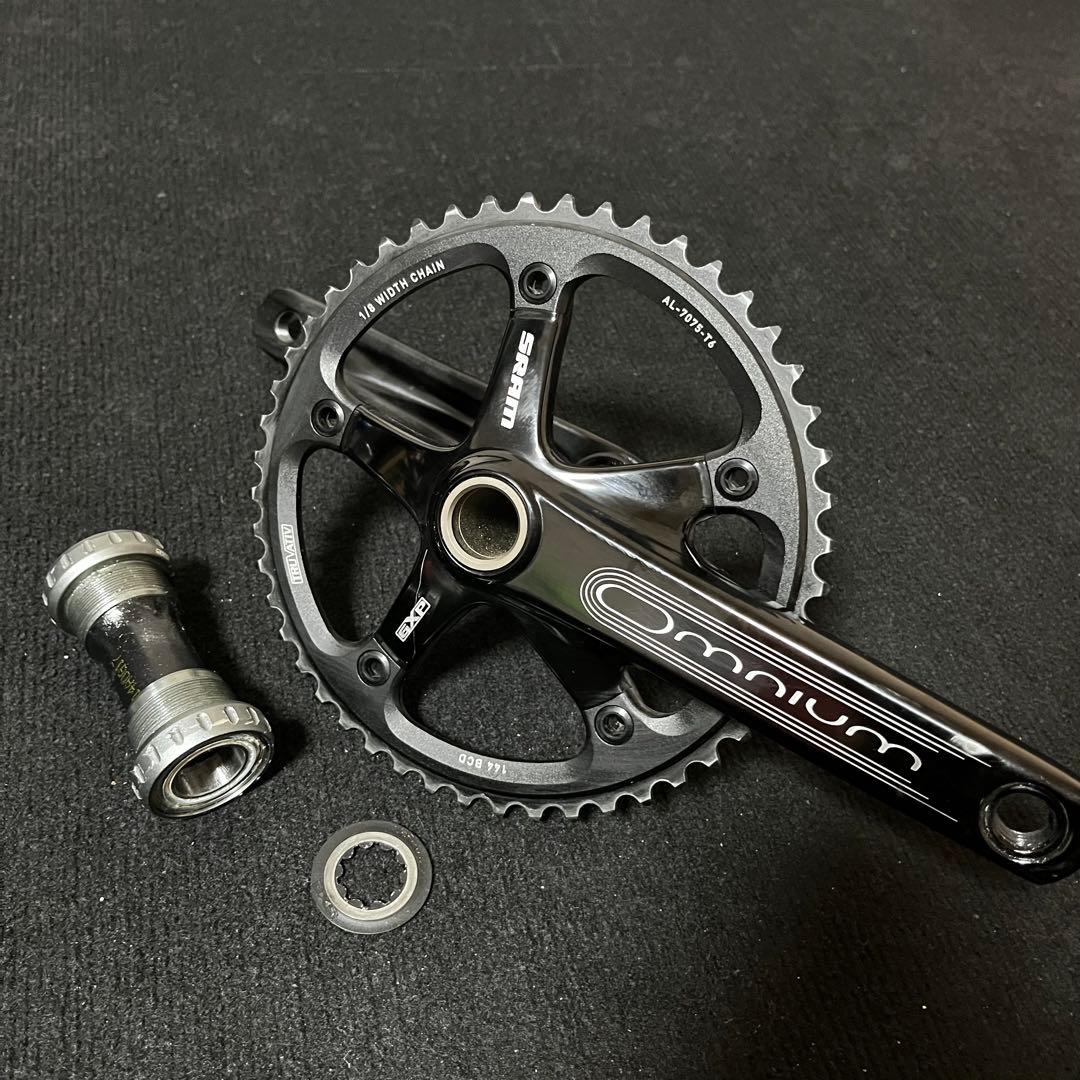 SRAM OMNIUM 165mm BB チェーンリング付