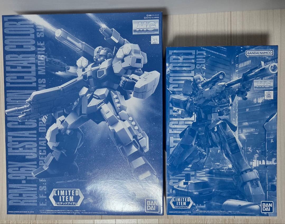 MG 1/100 ジェスタ・キャノン + ジム・スナイパーII[クリアカラー]