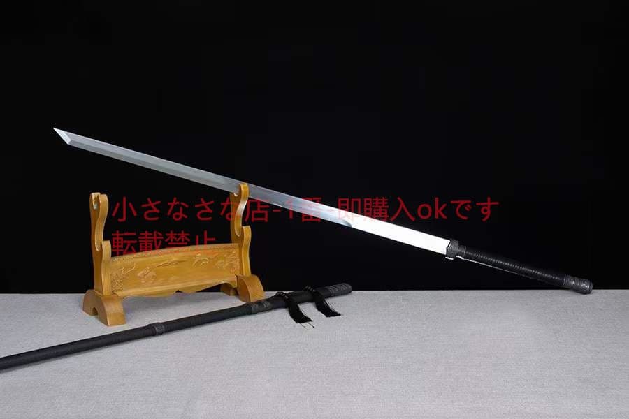 両手唐刀-高性能マンガン鋼 古兵器 武具 刀装具 日本刀 模造刀 居合刀