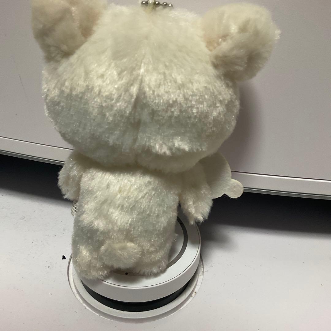 コリラックマSan-X白いふわふわ素材白いクマの子肉球刺繍コリゴグふんわり天使