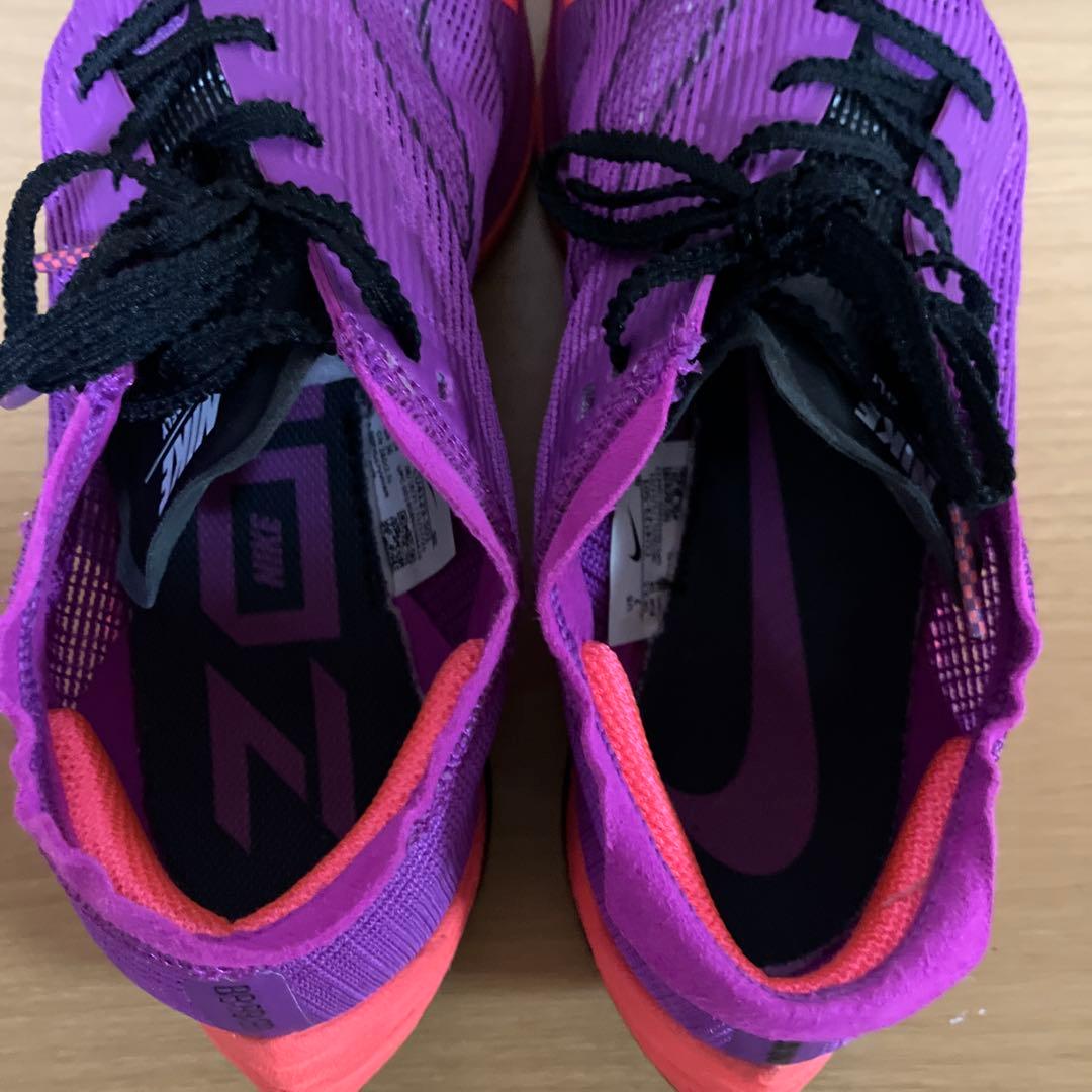 Nike ZoomX ランニングシューズ パープル24㎝