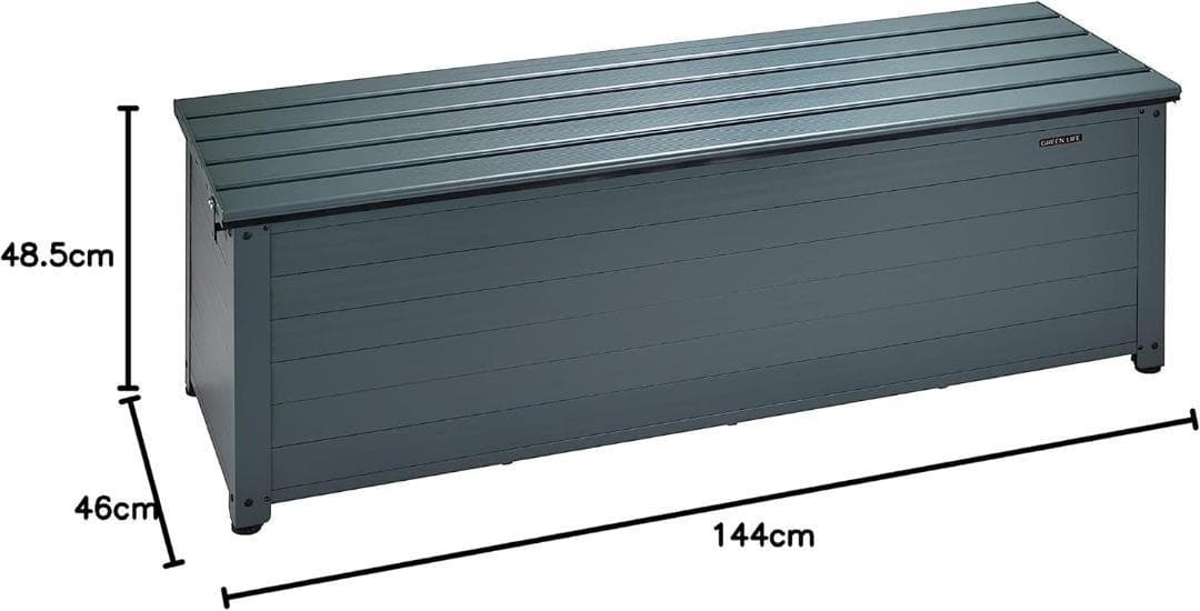 グリーンライフ ベンチストッカー マットグリーン ABS-144N(MGR)