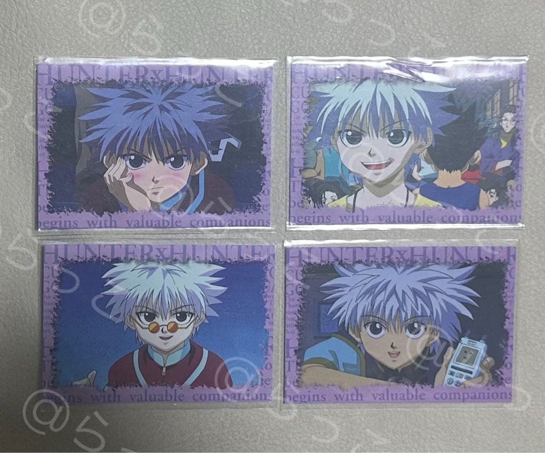HUNTER×HUNTER カード　キルア　4枚セット