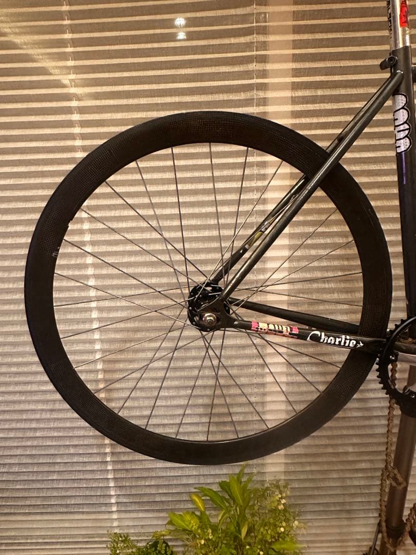 AMBROSIOピストリアカーボンホイール　チューブラー　両切り