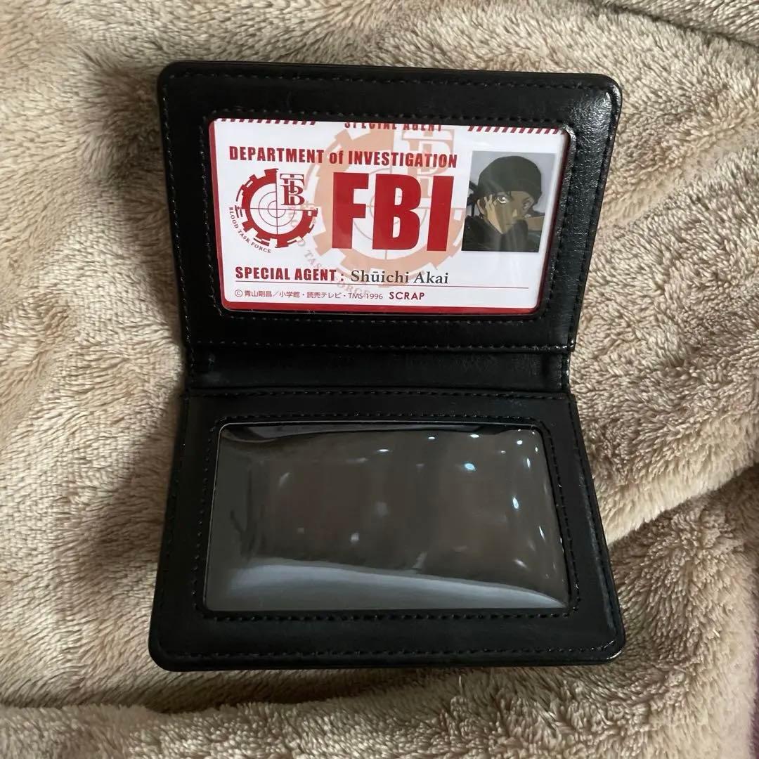 名探偵コナン　本革パスケース　赤井秀一　FBI 脱出ゲーム　緋色の弾丸