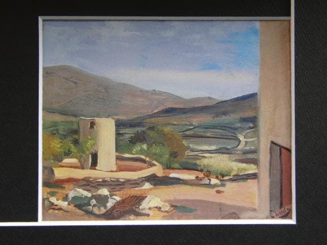 アンドレ・ドラン「風景」、希少画集画、新品高級額、額装付、状態良好