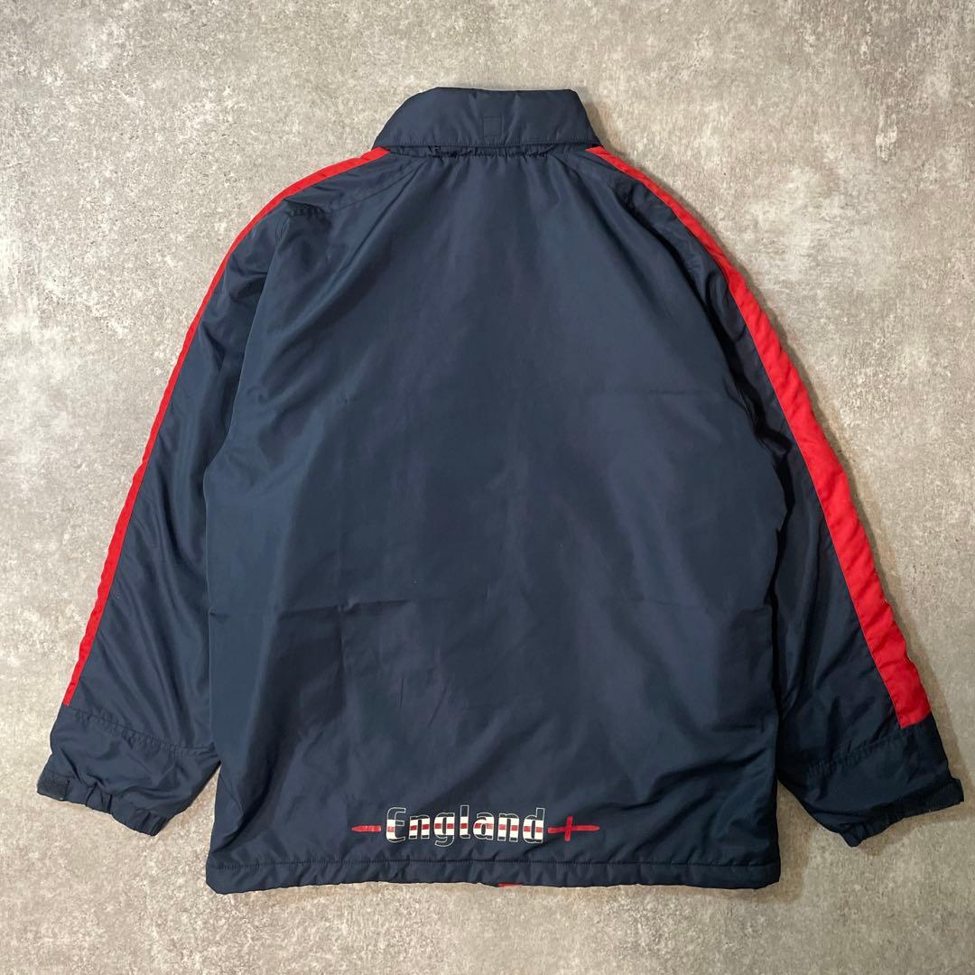 90s UMBRO ENGLAND 代表　ナイロンジャケット　中綿　在原みゆき
