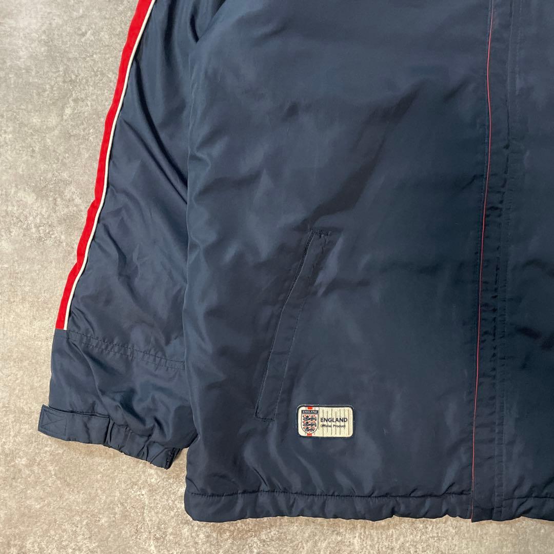 90s UMBRO ENGLAND 代表　ナイロンジャケット　中綿　在原みゆき