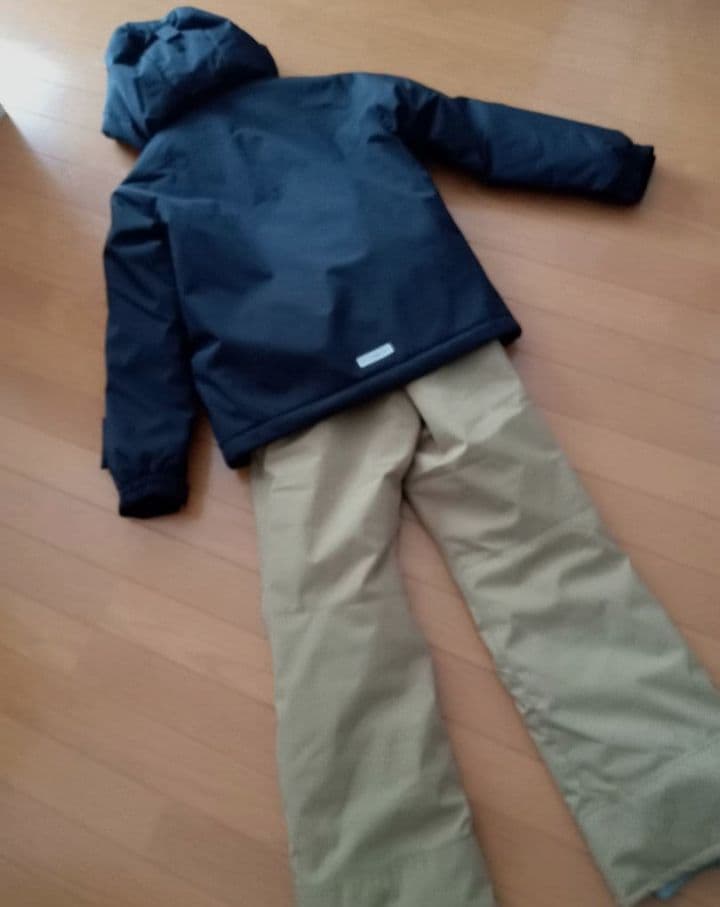 RESEEDA レセーダ　150　ブラック✕ベージュ　スキーウェア　スノーウェア