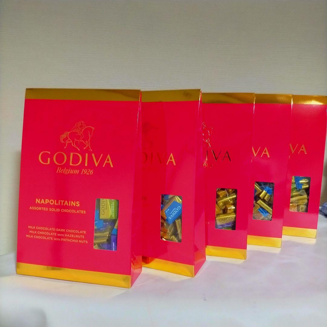 GODIVA/ゴディバナポリタンチョコレート4種　320g/パック　5個セット