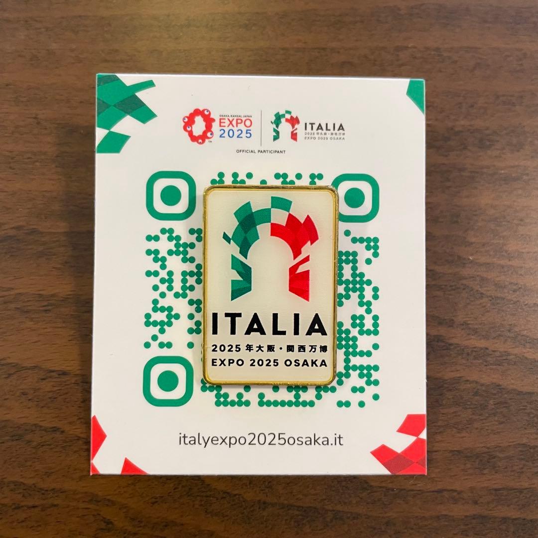 EXPO2025 イタリアパビリオン ピンバッジ【非売品】