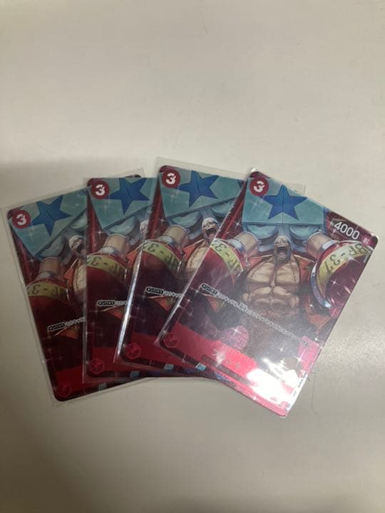 ワンピースカードゲーム　スタンダードバトル　優勝　プロモ　フランキー　4枚セット