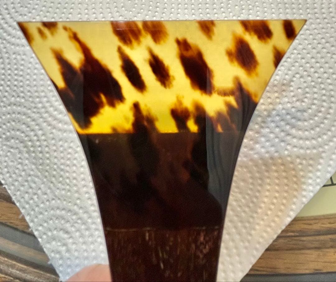 た*け様 津軽三味線用　最高級べっ甲バチ　紅木手元