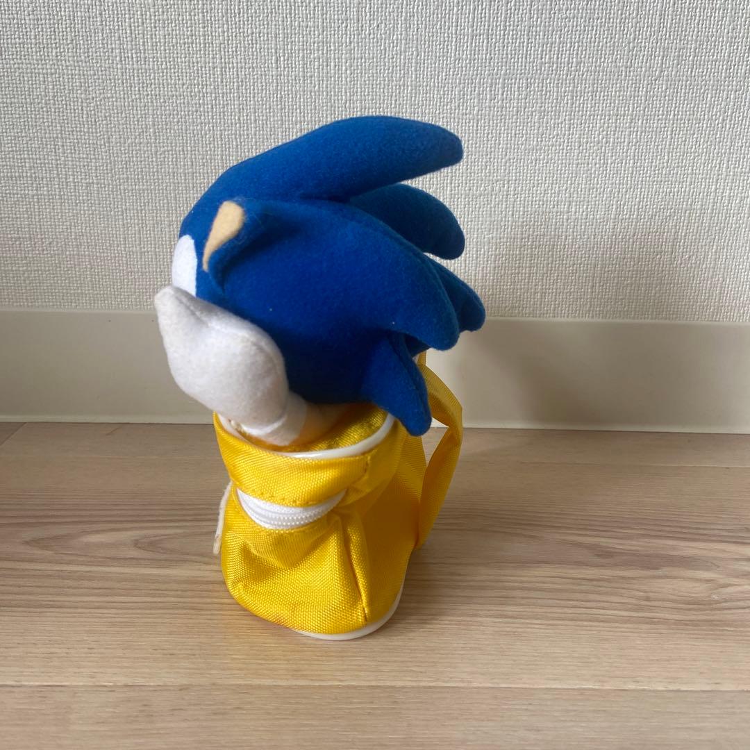 セガ ソニック ぬいぐるみ ポーチ型　　平成レトロ　希少　レア　非売品　1994