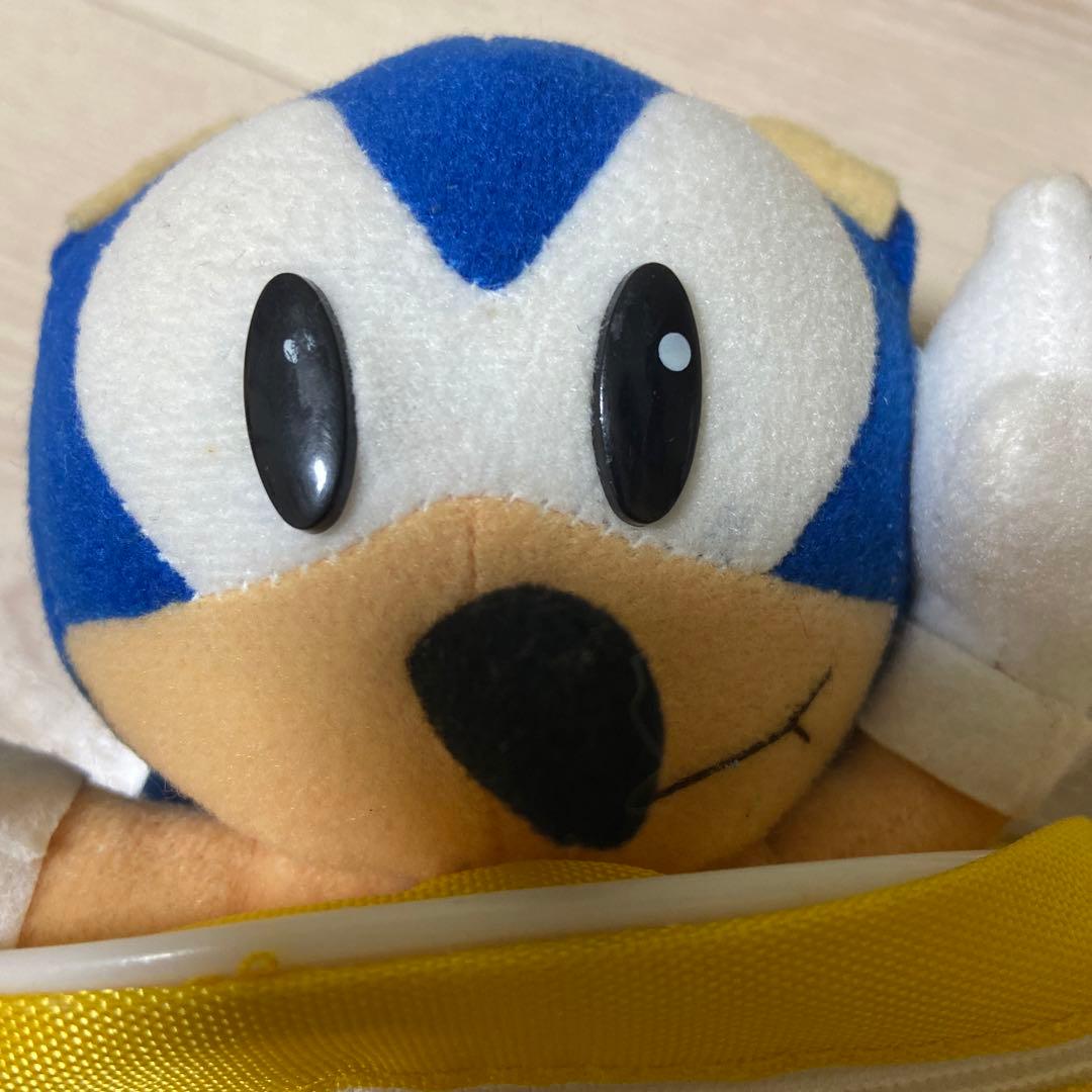 セガ ソニック ぬいぐるみ ポーチ型　　平成レトロ　希少　レア　非売品　1994