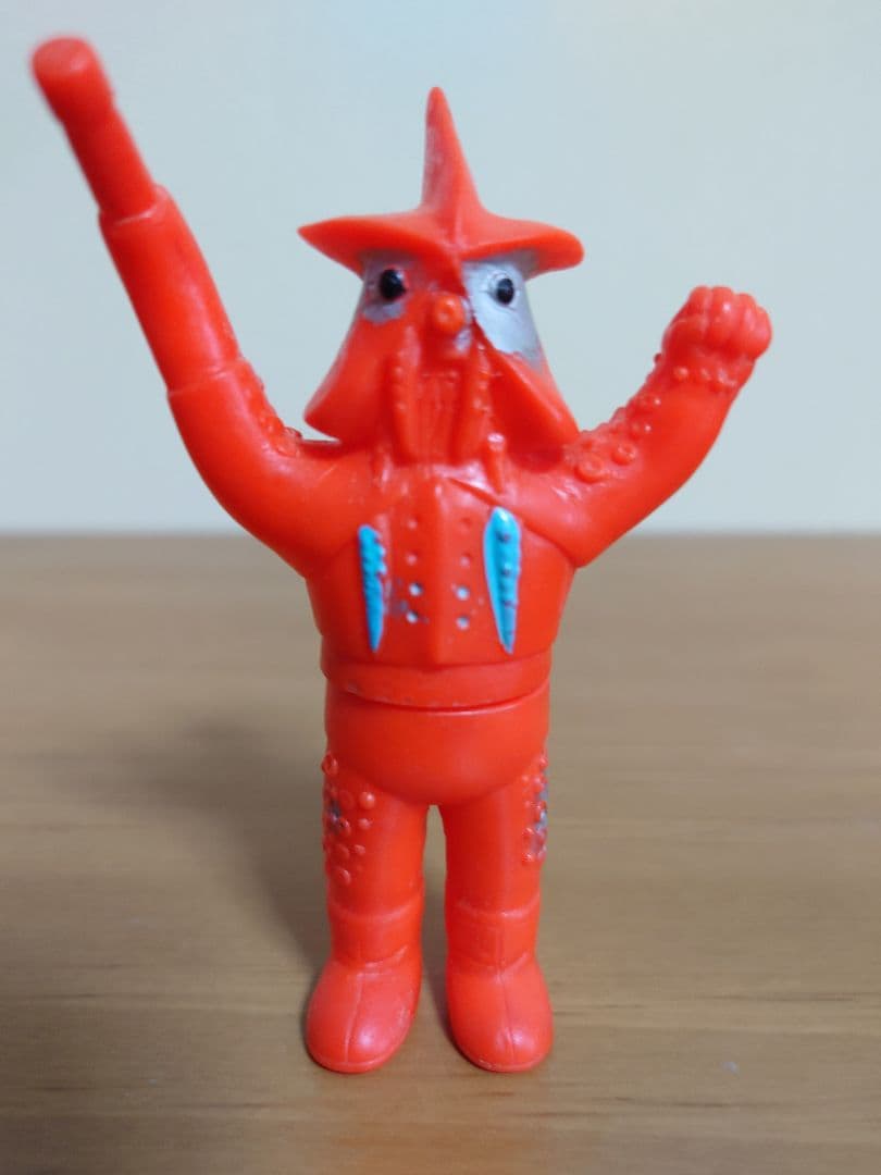 【当時もの稀少！】ポピー　ミニソフビ　イカファイア　仮面ライダーV３