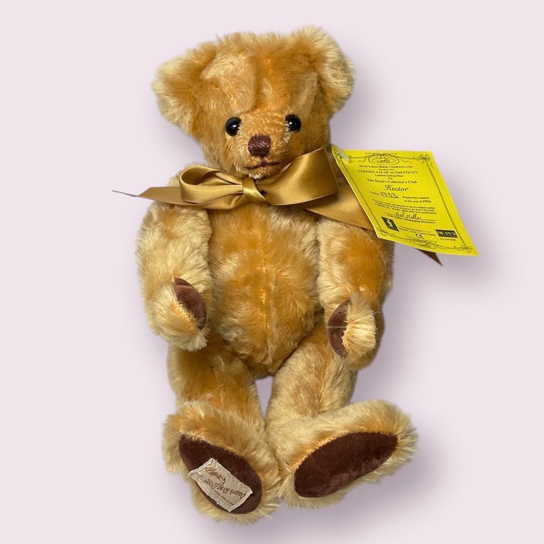 稀少品　初回品　ディーンズ社　ヴィンテージ　ベア　１９９４年　ヘクター　バッチ付