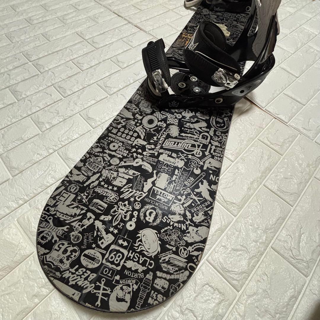 Burton CLASH 155×FREE STYLE (Ｌ)スノーボードセット