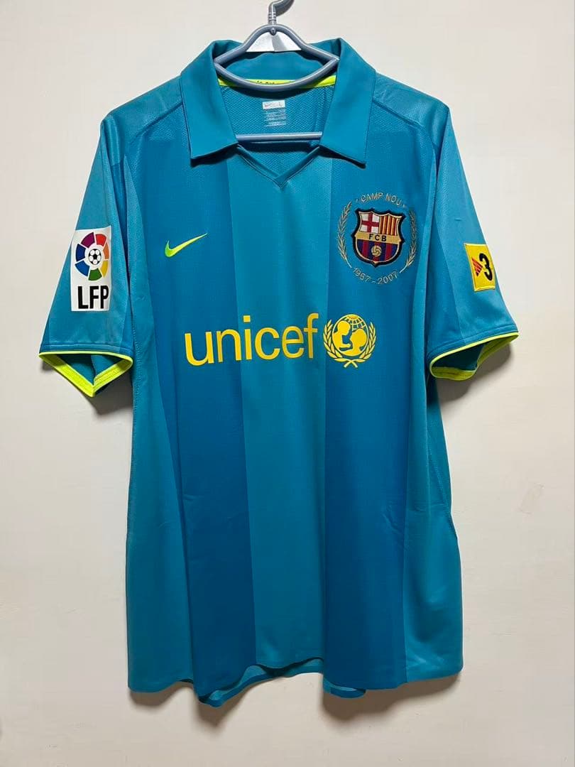 選手支給Messi メッシ バルセロナ ユニフォーム 07-08 LFP