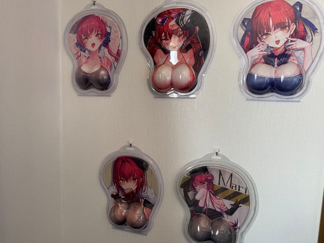 宝鐘マリン　マウスパッド　 5個セット