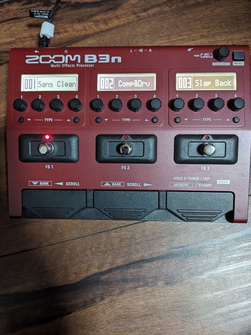 ZOOM B3n アダプター付き