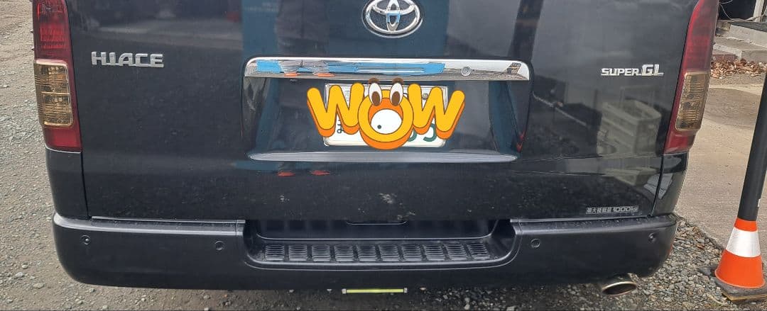 ハイエース テールランプ 自家キャンディーブラウン塗装