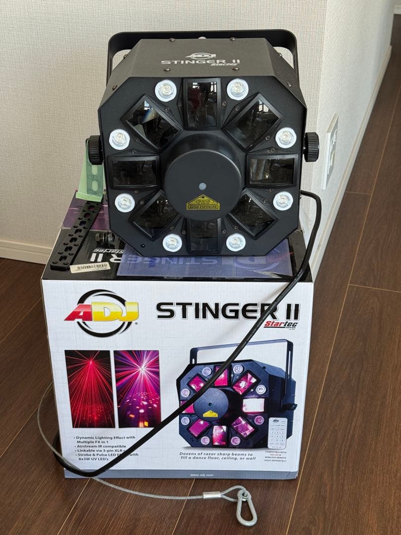 【美品】AMERICAN DJ STINGERII ムーンフラワーエフェクト