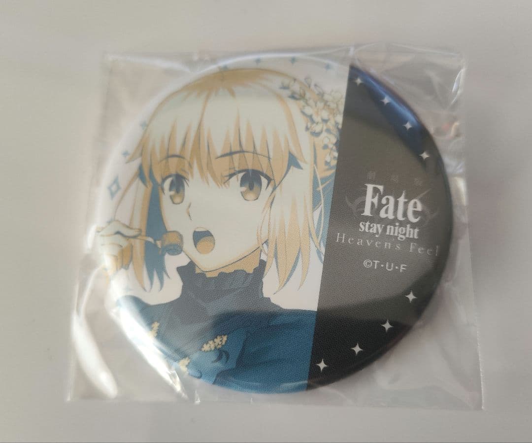 Fate ufotable DINING フィナーレ セイバー　缶バッジ